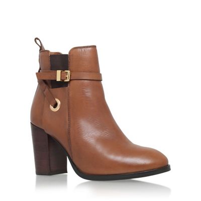 Brown 'Stacey' high heel ankle boot